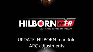 UPDATED HILBORN MANIFOLD ADJUSTMENTS [upl. by Farrington]