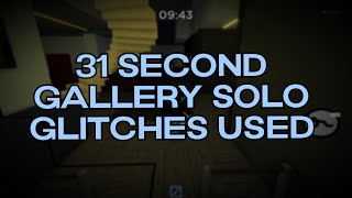 Former World Record 031 Gallery Solo Any Speedrun  Roblox Piggy [upl. by Sallad]