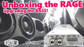 Unboxing the RAGE Upgrading the BASS 2500 Watts  OEM Integration Solution  2017 Ford F250 67 [upl. by Natfa617]