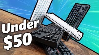 5 Mechanical Gaming Keyboards Under 50 [upl. by Enerol]