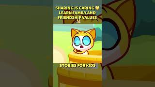 💛 KIDS LETS LEARN TO SHARE AND CARE 🤝 FUN WAYS TO BOND WITH FRIENDS 💖 [upl. by Necyrb]