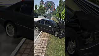 shorts Beam NG Drive  Nürburgring Nordschleife Mercedes C32 AMG Crash [upl. by Monah]