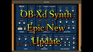 OBXd Synth  Updated With New Sound Banks  Midi CC amp OnScreen Keyboard  Live iPad Demo [upl. by Cuthbertson240]