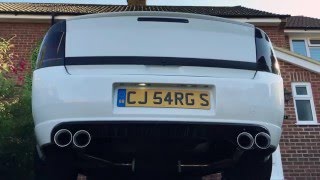 Vectra 28 VXR Custom straight through exhaust sound [upl. by Aitrop543]