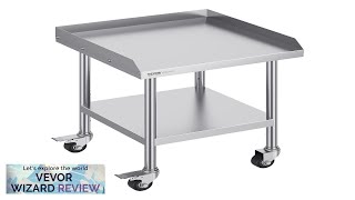 VEVOR Stainless Steel Work Table 24 x 24 x 30 Inch Commercial Review [upl. by Enilecram611]