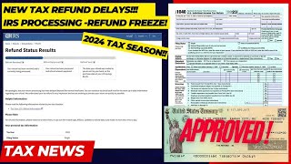 2024 IRS TAX REFUND UPDATE  NEW Refunds Approved Delays Notices Transcripts Tax Assistance [upl. by Anaitat]