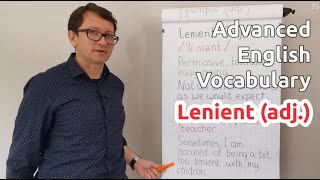 Lenient adj  Advanced English Vocabulary  One Minute Videos [upl. by Naerad]