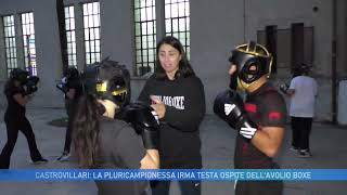 CASTROVILLARI LA PLURICAMPIONESSA IRMA TESTA OSPITE DELL AVOLIO BOXE [upl. by Luy229]