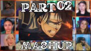 Attack on Titan Final Season Part 02 Reaction Mashup [upl. by Senga]