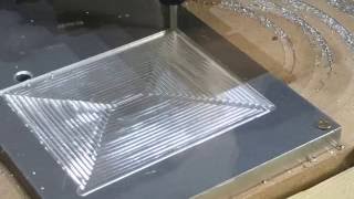 Shapeoko 3 Cutting Aluminium  15KW Spindle [upl. by Darbee177]