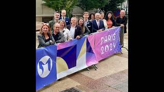 Raphaël Blanchard  Le passage de la Flamme olympique dans la Marne [upl. by Pachton]