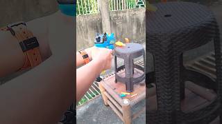 Using my Elite ShellMega shellShort Dart Shell nerf nerfgun [upl. by Nylesor]