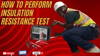 How to perform Insulation Resistance Test electrician electricalengineering electricalcontractor [upl. by Apps]