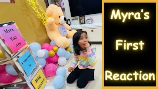 Myras First Reaction  Marathi Vlog 508 [upl. by Stryker903]