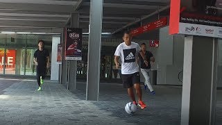 How to dribble a football  ActiveSG Football 101 [upl. by Nedia978]