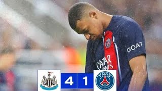 LE PSG SOMBRE A NEWCASTLE  LUIS ENRIQUE ENNEMI PUBLIC NUMÉRO 1 [upl. by Erehs]