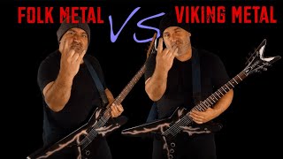 Folk Metal VS Viking Metal Guitar Riffs Battle [upl. by Esbenshade174]