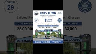 ICHS TOWN Islamabad New Payment Schedule [upl. by Bordy]