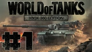 World Of Tanks Xbox 360 Edition Gameplay  Part 1 quotBASIC TRAININGquot [upl. by Ferrand]