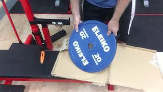 Eleiko 20kg Plate Unboxing [upl. by Assyle]