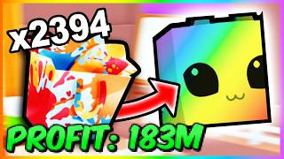 💎I OPENED 1000 COLOR GIFTS and got this…👑 Pet Simulator 99 [upl. by Eentroc]