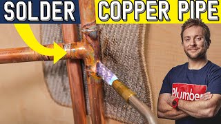 UNMISSABLE TIP How To Solder Copper Pipe Without Runs [upl. by Saffren]