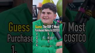 BIG JUSTICE Guesses The TOP 7 Most Purchased Costco Items shorts costco bigjustice therizzler [upl. by Gottuard711]