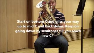 Best Lip Flexibility Routine EVER  ALGIRDAS MATONIS  EUPHONIUM [upl. by Amick332]