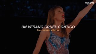 Cruel Summer  Taylor Swift Español  Lyrics [upl. by Ritz]