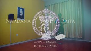 NARDANA PRIYA  SANJANA PRAKASH  INTENSIVE JATHI [upl. by Aleekat]