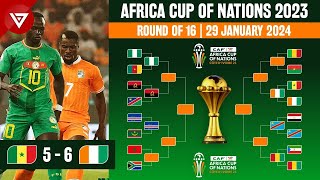 🟢 Senegal vs Cote dIvoire  Africa Cup of Nations 2023 Round of 16 Results as of January 29 [upl. by Clintock]