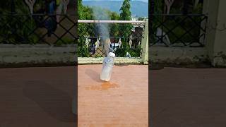 Hydrogen Gas Experiment with bottle shorts surajkeexperiment [upl. by Mathew300]