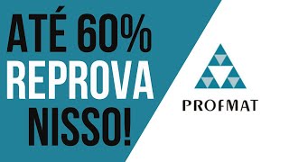 Até 60 dos candidatos que fazem o PROFMAT são reprovados nisso O maior desafio do PROFMAT [upl. by Yboc667]