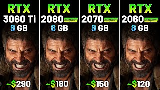 RTX 3060 Ti vs RTX 2080 SUPER vs RTX 2070 SUPER vs RTX 2060 SUPER  Test in 12 Games in 2024 [upl. by Heinrich]