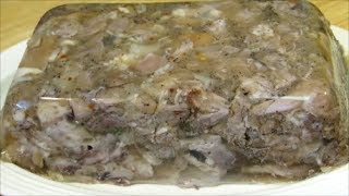 How To Make A Souse Loaf  Head Cheese [upl. by Wynny]