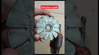 How to damage any Armature Commutator repair  Armature testing DC line sa [upl. by Farrison]