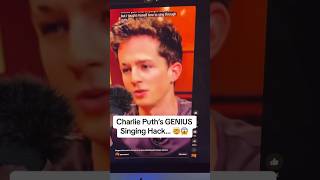 Charlie Puth’s Tip for Pitchy Singers 😳😱 [upl. by Emearg868]