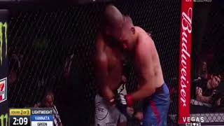 Lando Vannata vs Bobby Green 1 [upl. by Vergos384]