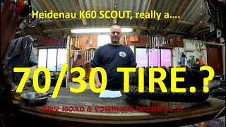 Heidenau K60 Scout Review  Really a 7030 Tire A Transalp Perspective [upl. by Ekez360]