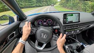 2025 Honda Civic Hybrid Hatch  Refining The Entry Level POV Binaural Audio [upl. by Arvell]