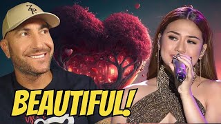 Morissette Amon  quotUnchained Melodyquot LIVE Righteous Brothers  REACTION [upl. by Schurman]