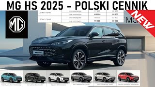 MG HS 2025 – Oficjalny Polski Cennik [upl. by Roshan]