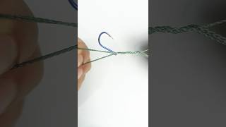 New fishing knot skills  strongest hook tie trick with two lines fishing diy tricks [upl. by Yeltnerb]