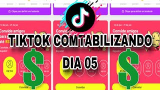 TIKTOK PROMOÇÃO 15500 CONTABILIZANDO DIA 05 [upl. by Stiruc]