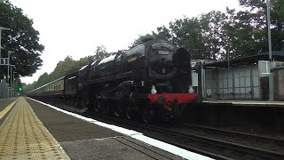 70000 Britannia amp 57311 London To Goodwood Revival amp Chichester  Shawford 8thSep 2024 [upl. by Allenrad154]