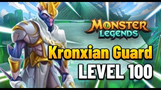 Kronxian Guard Level 100 Legendary Monster Legends [upl. by Inglis]