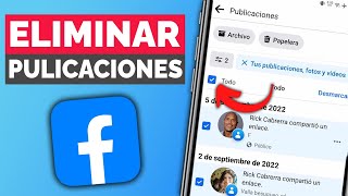 ❌ Cómo ELIMINAR Todas Las PUBLICACIONES de Facebook quotDe Una Sola Vezquot  Muy Fácil 2024 [upl. by Tsan822]