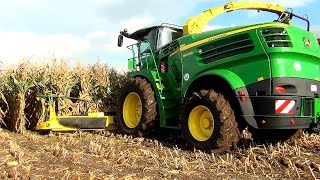 De nieuwe John Deere 8600i hakselaar Helene in actie bij Jan de Winkel [upl. by Vasili]