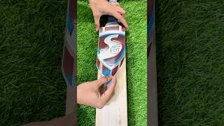 Sticker on Cricket Bat SG sticker Apply Cricket Bat At Home shorts [upl. by Nnayt]