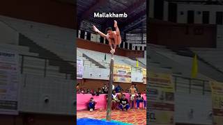 Mallakhamb Performance mallakhamb india shortvideo youtubeshorts [upl. by Hainahpez]